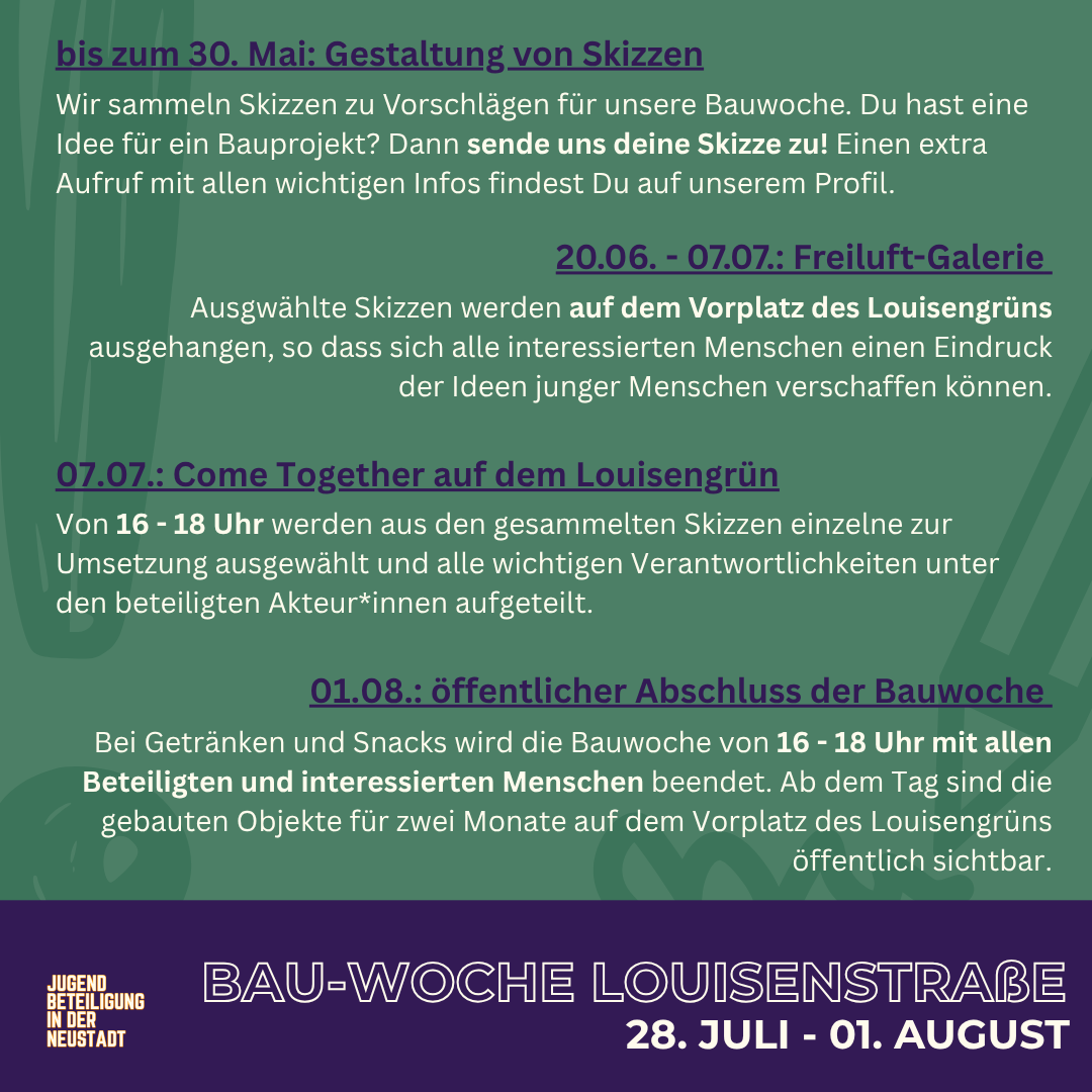 Bau-Woche Louisenstraße